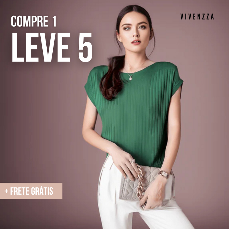 Blusa em Malha Viscoelástica - PROMOÇÃO BLACK FRIDAY - Compre 1 e Leve 5 + Frete Grátis