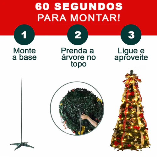 Árvore de Natal + Brinde Exclusivo Black Friday